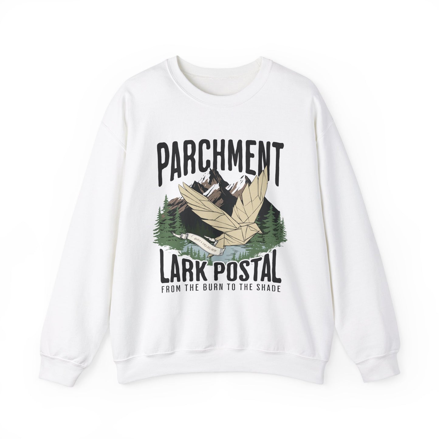 Parchment Lark Crewneck Sweatshirt | When the Moon Hatched