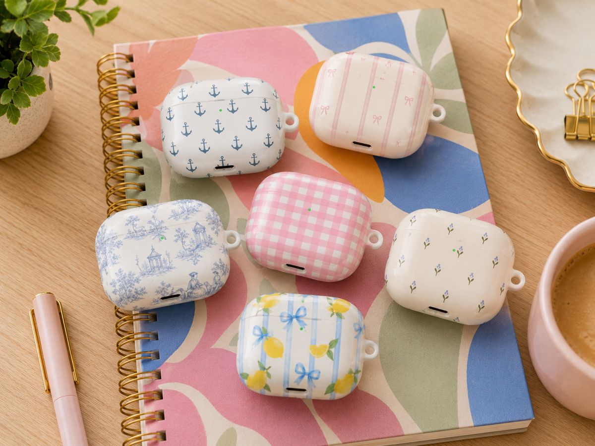 Personalized Design AirPods Case, Cute Neutral AirPod Cover, Aesthetic Earbuds Case, Protective AirPod 1, 2, 3, 4 Case