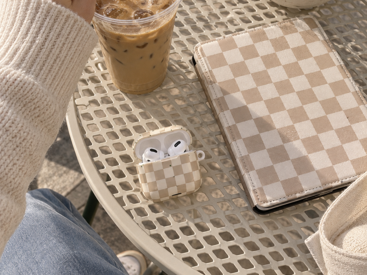Personalized Design AirPods Case, Cute Neutral AirPod Cover, Aesthetic Earbuds Case, Protective AirPod 1, 2, 3, 4 Case