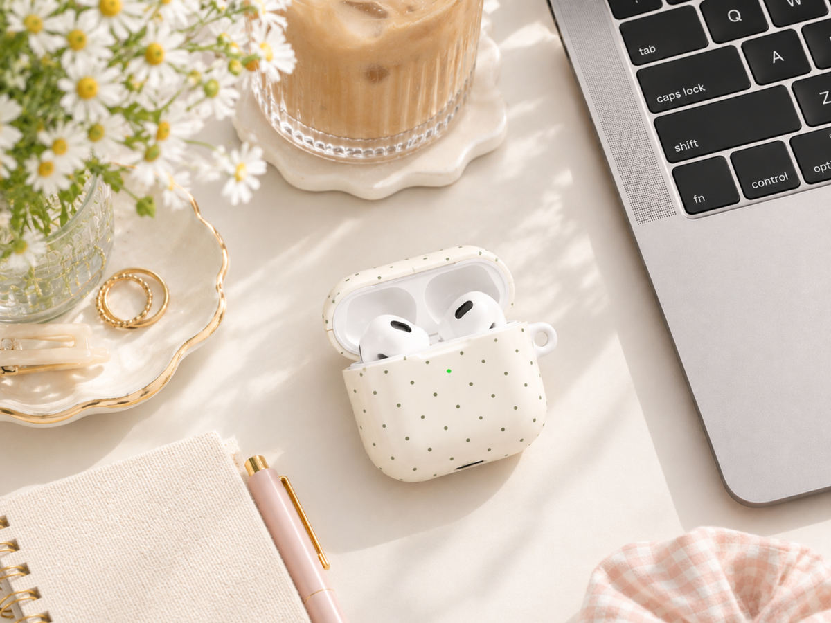 Personalized Design AirPods Case, Cute Neutral AirPod Cover, Aesthetic Earbuds Case, Protective AirPod 1, 2, 3, 4 Case