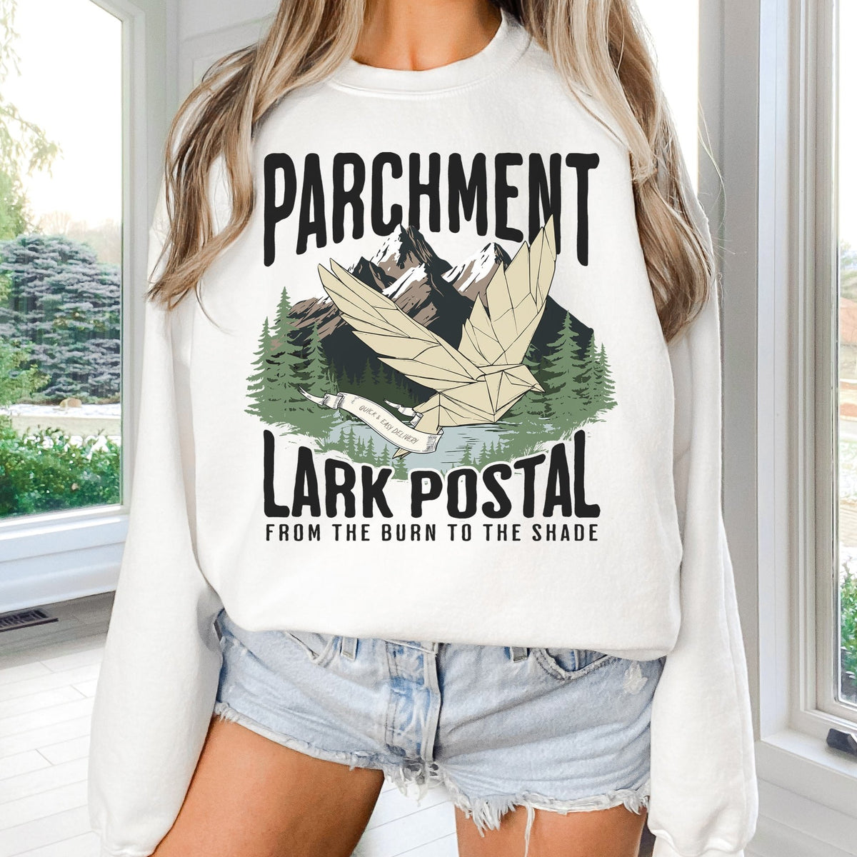 Parchment Lark Crewneck Sweatshirt