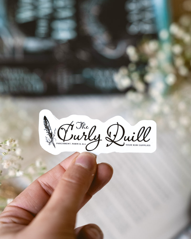 Curly Quill Supply Co. Sticker | Officially Licensed When the Moon Hatched