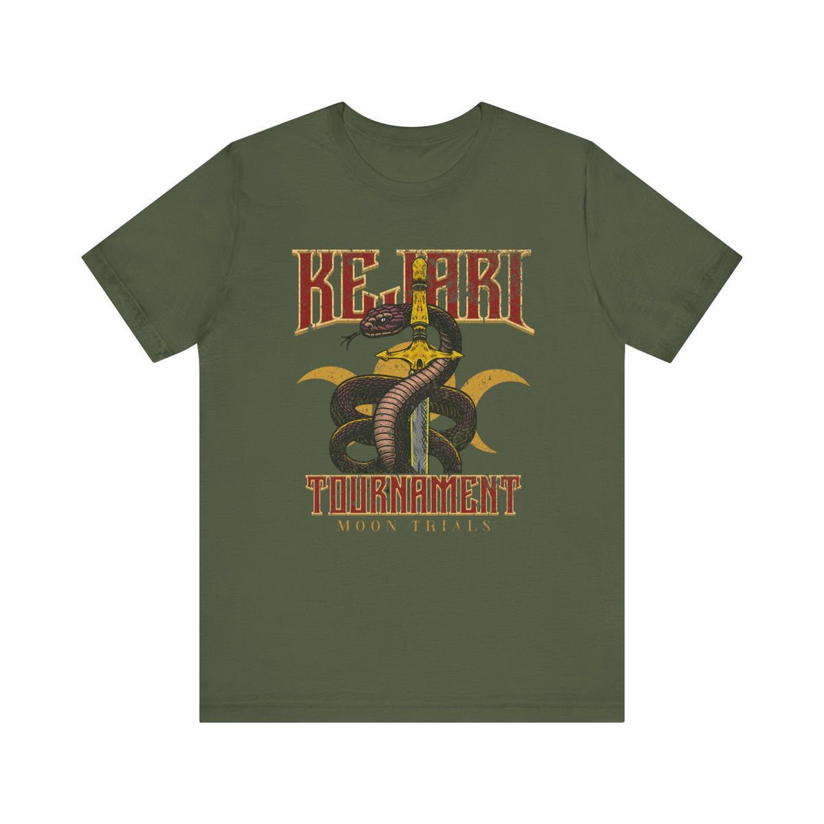 Kejari Tournament Shirt: Officially Licensed The Serpent and The Wings of Night Merch by Carissa Broadbent