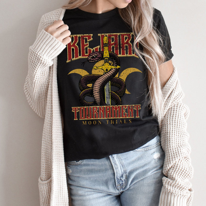 Kejari Tournament Shirt: The Serpent and The Wings of Night Licensed Merch by Carissa Broadbent