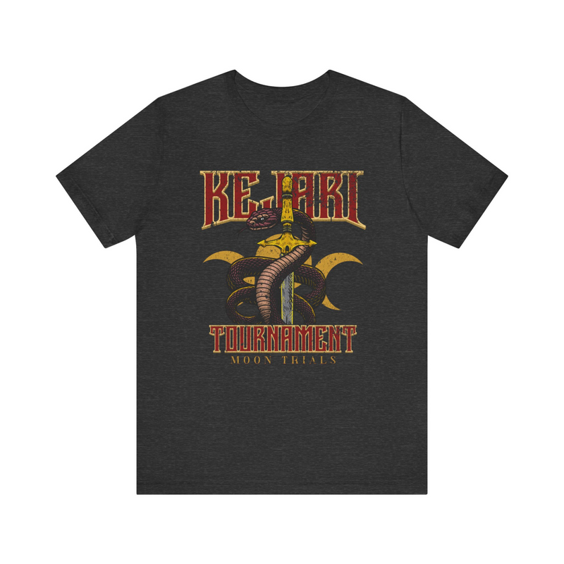 Kejari Tournament Shirt: Officially Licensed The Serpent and The Wings of Night Merch by Carissa Broadbent