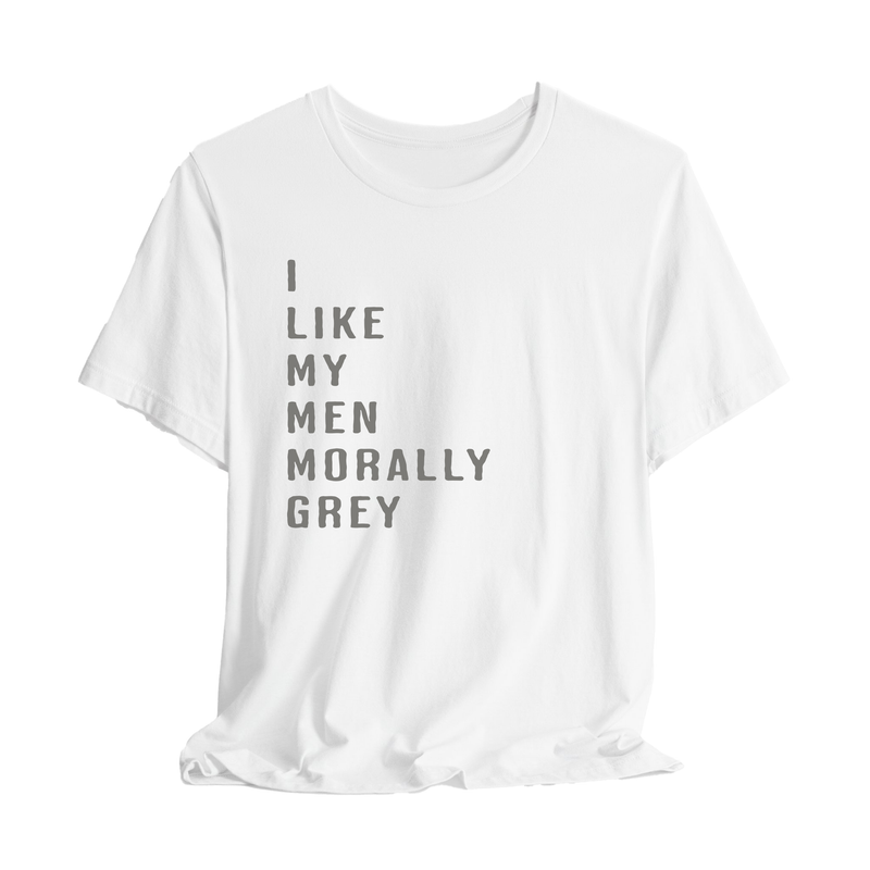 Morally Grey Men Bookish Shirt