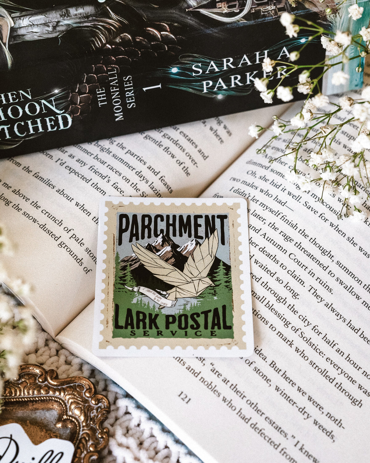 Parchment Lark Sticker | Officially Licensed When the Moon Hatched