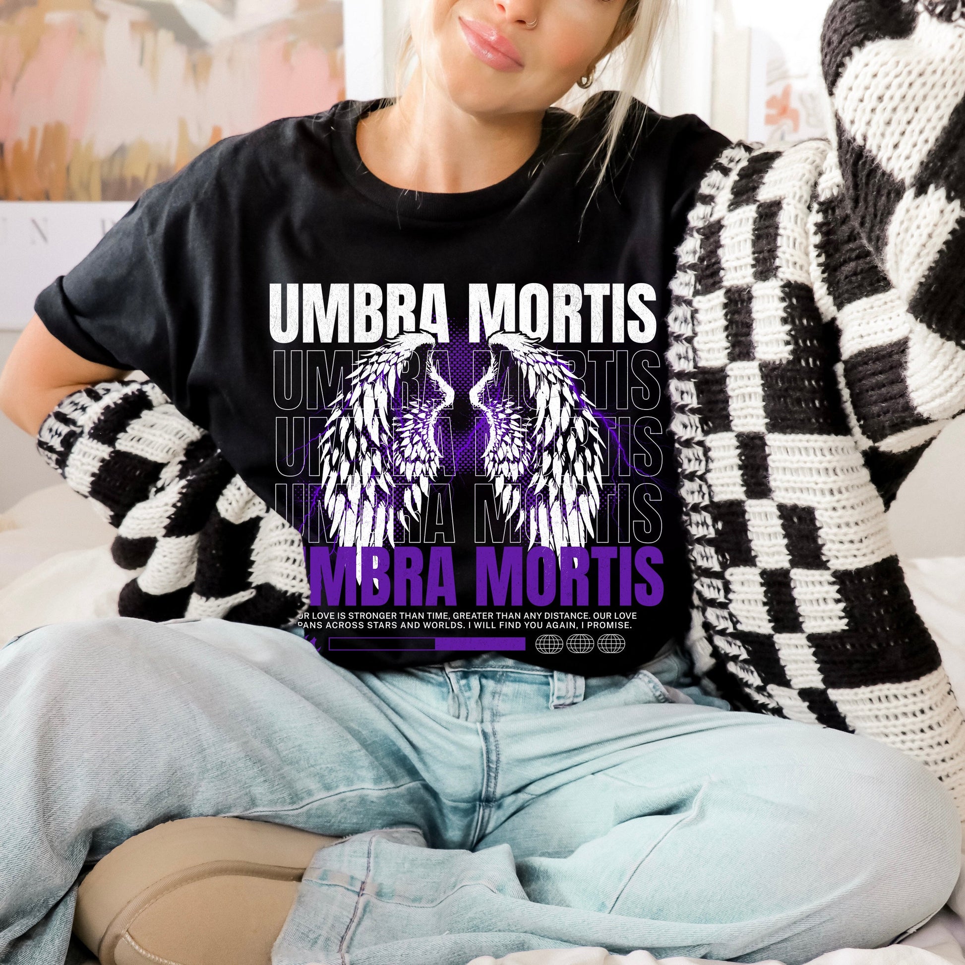 Umbra Mortis T-shirt | Crescent City Licensed Sarah J. Maas Merchandise