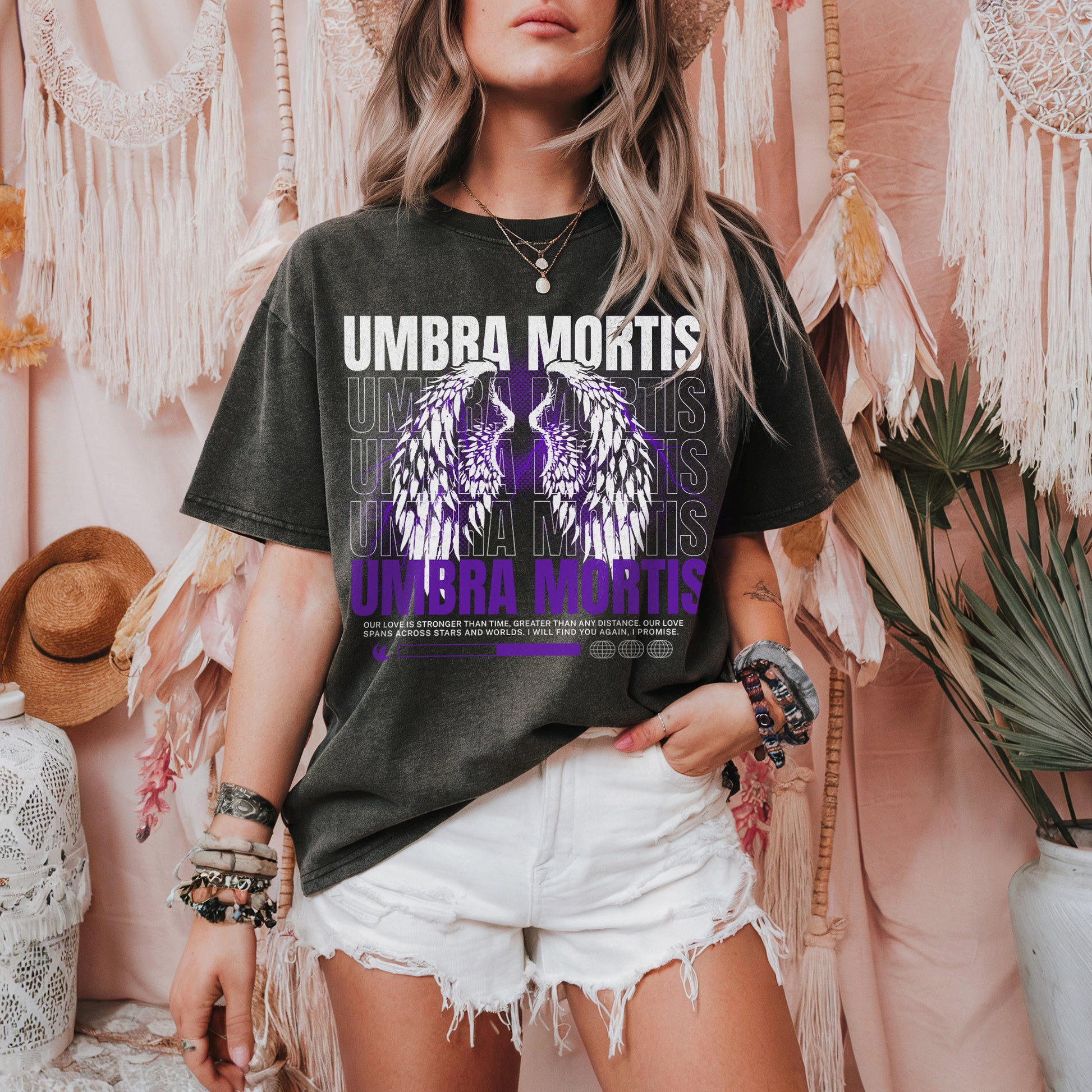 Umbra Mortis T-shirt | Crescent City Licensed Sarah J. Maas Merchandise