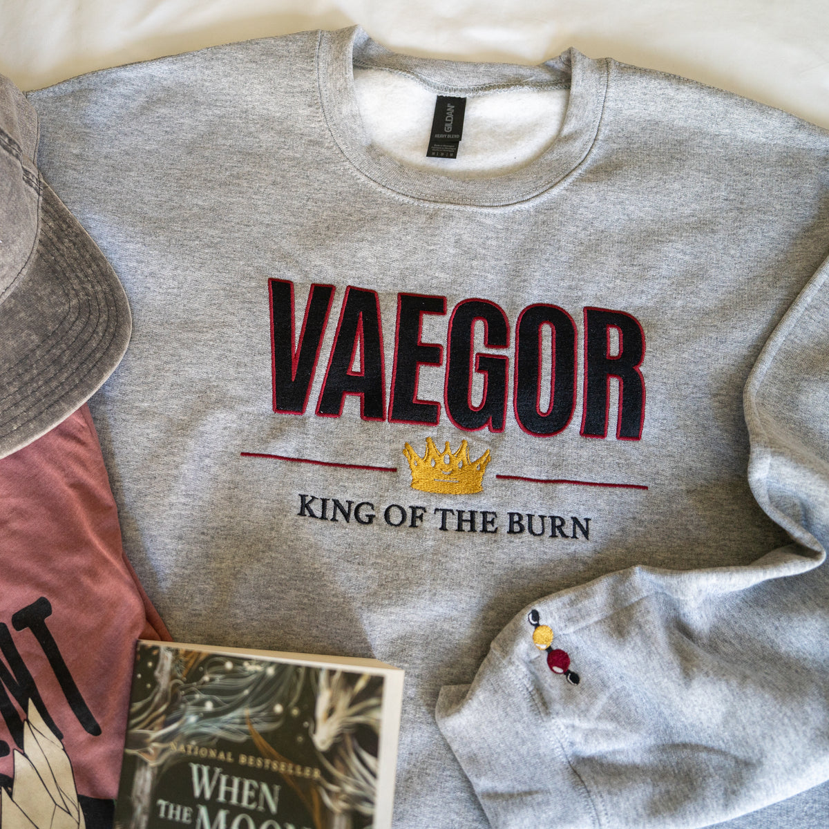 Kaan Vaegor Sweatshirt | Officially Licensed Merch from When the Moon Hatched by Sarah A. Parker.