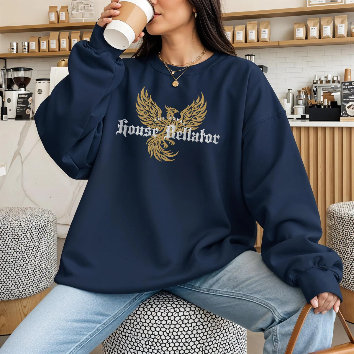 House Bellator Embroiderd Sweatshirt | The Kindred's Curse Saga